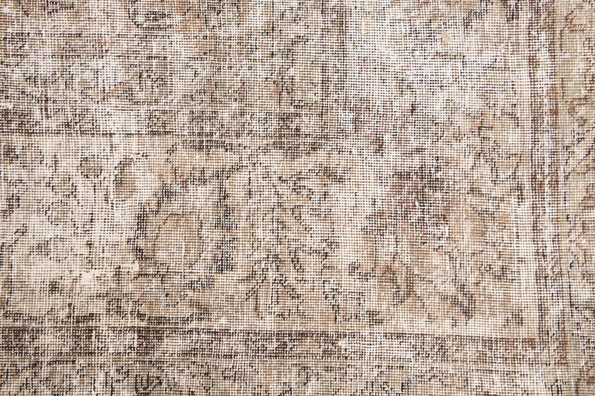 9' 3 x 12' 7 Hand Knotted Ultra Vintage Persian Wool Rug
