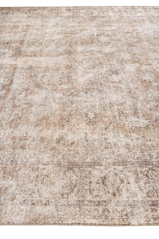 9' 3 x 12' 7 Hand Knotted Ultra Vintage Persian Wool Rug