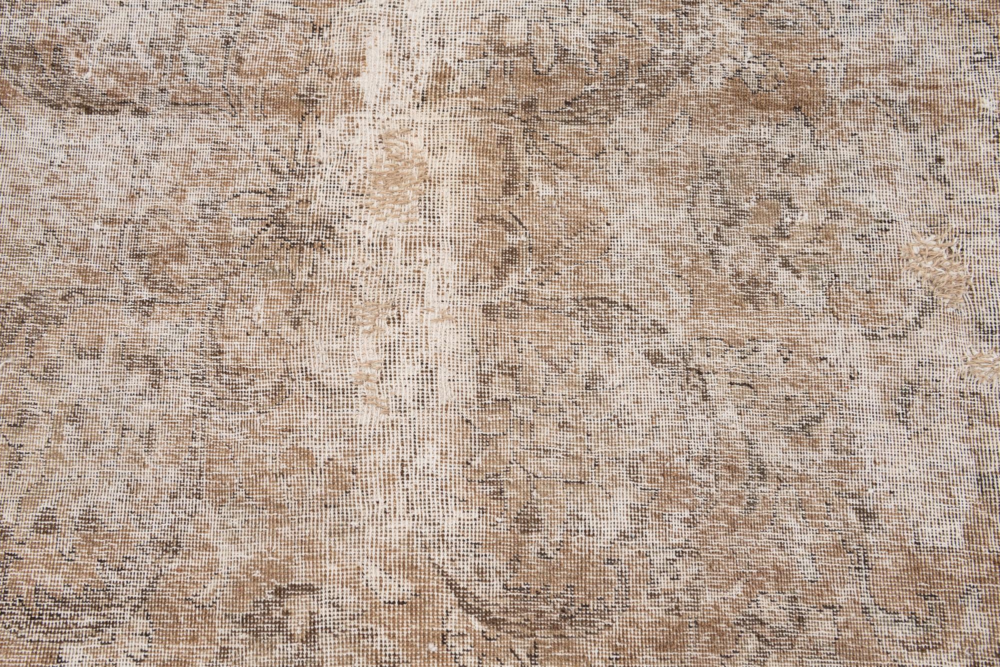 9' 3 x 12' 7 Hand Knotted Ultra Vintage Persian Wool Rug