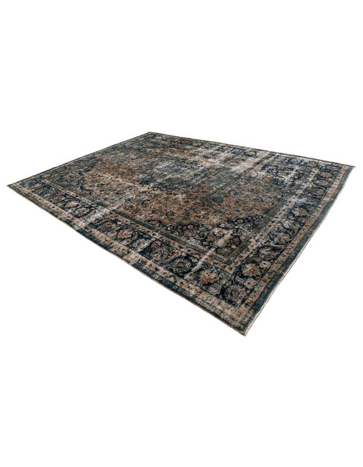 Detail image of 10' x 13' Hand Knotted Ultra Vintage Persian Wool Rug
