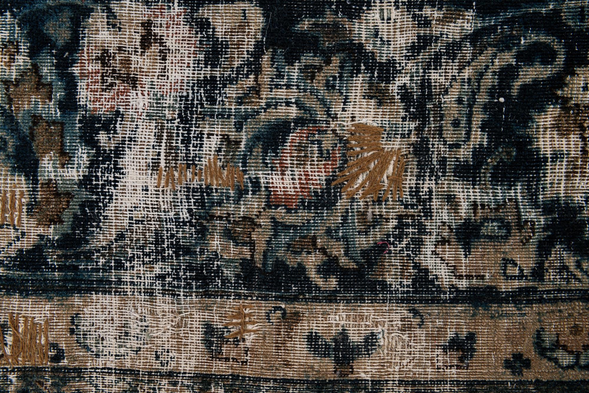 10' x 13' Hand Knotted Ultra Vintage Persian Wool Rug