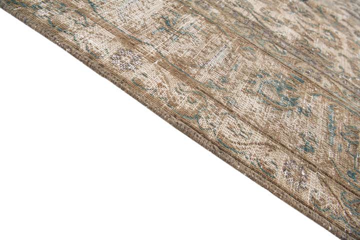 9' 5 x 11' 10 Hand Knotted Ultra Vintage Persian Wool Rug