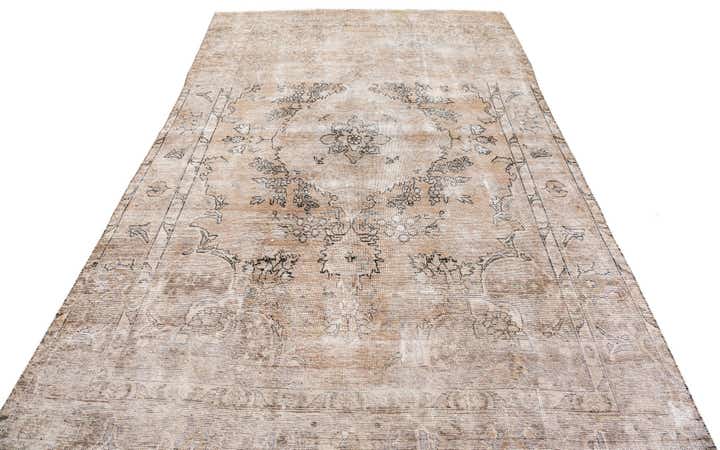 190cm x 310cm Handgeknüpft Ultra Vintage Persisch Wolle Teppich