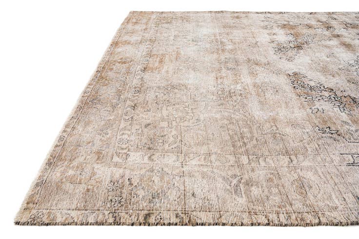 Detailansicht von 190cm x 310cm Handgeknüpft Ultra Vintage Persisch Wolle Teppich