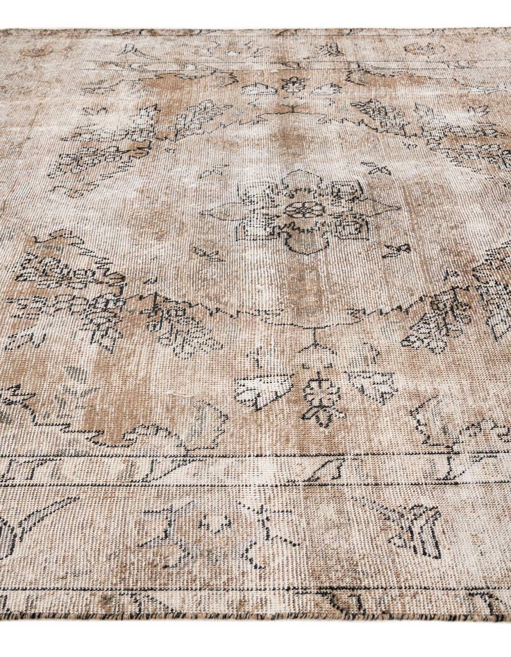 Detail image of 6' 3 x 10' 3  Hand Knotted Ultra Vintage Persian Wool Rug