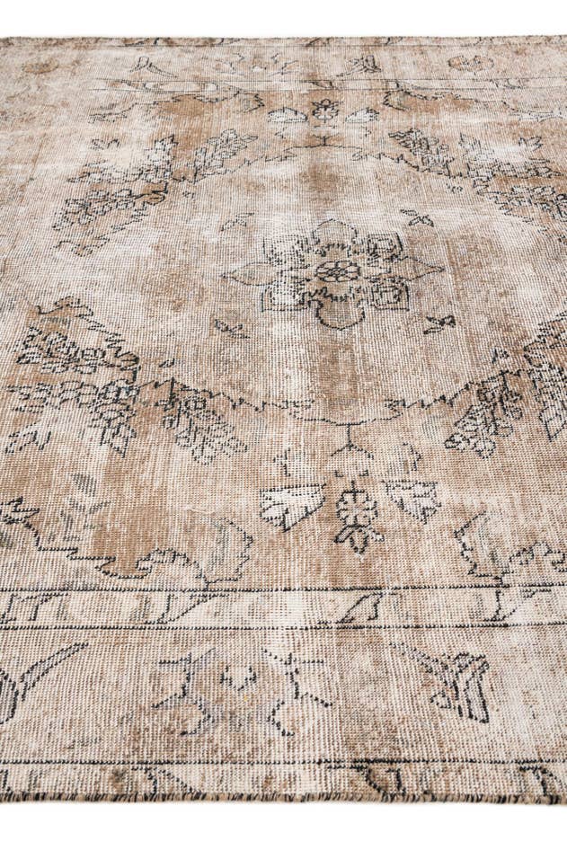 Detailansicht von 190cm x 310cm Handgeknüpft Ultra Vintage Persisch Wolle Teppich