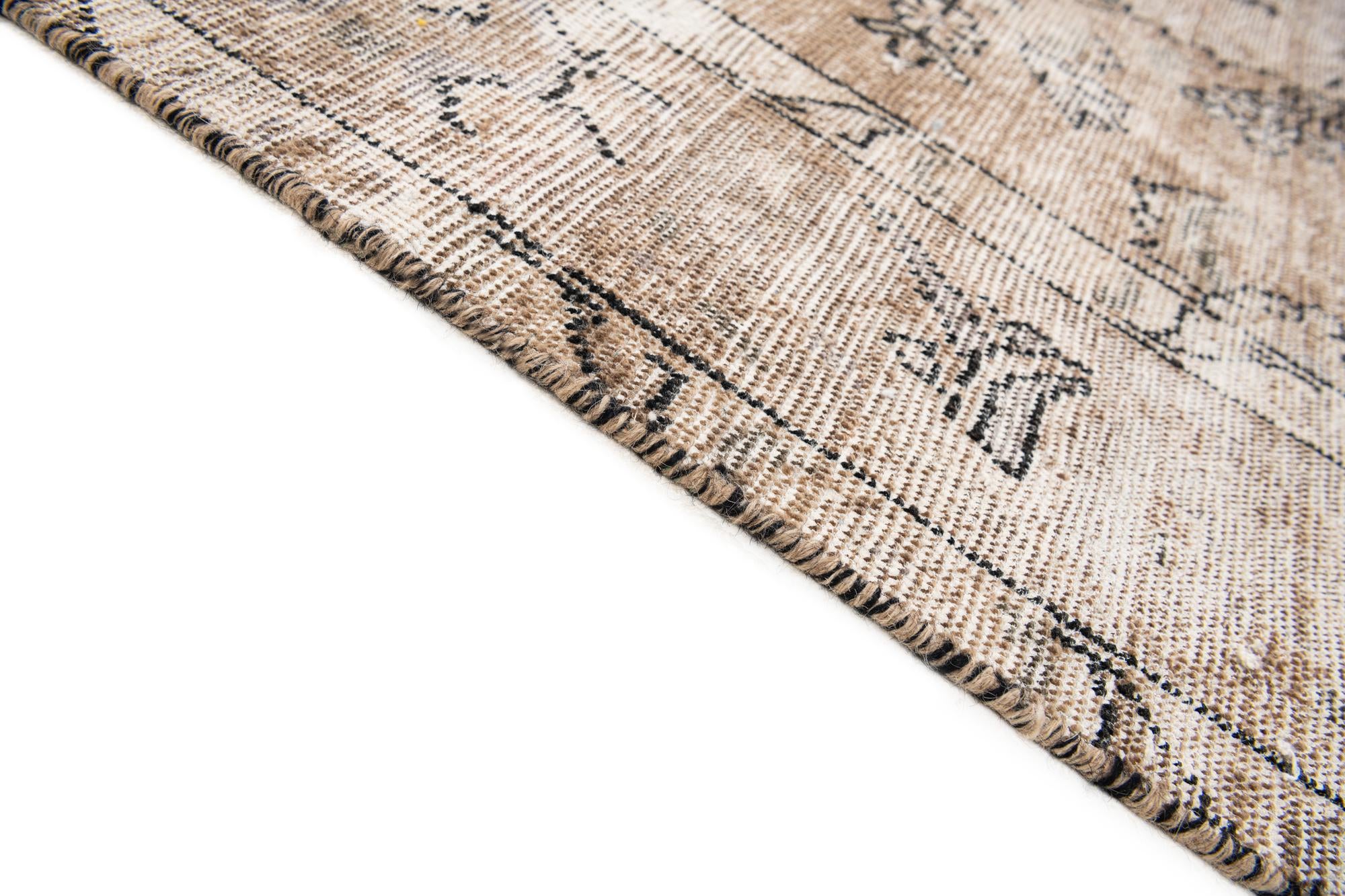 6' 3 x 10' 3 Hand Knotted Ultra Vintage Persian Wool Rug