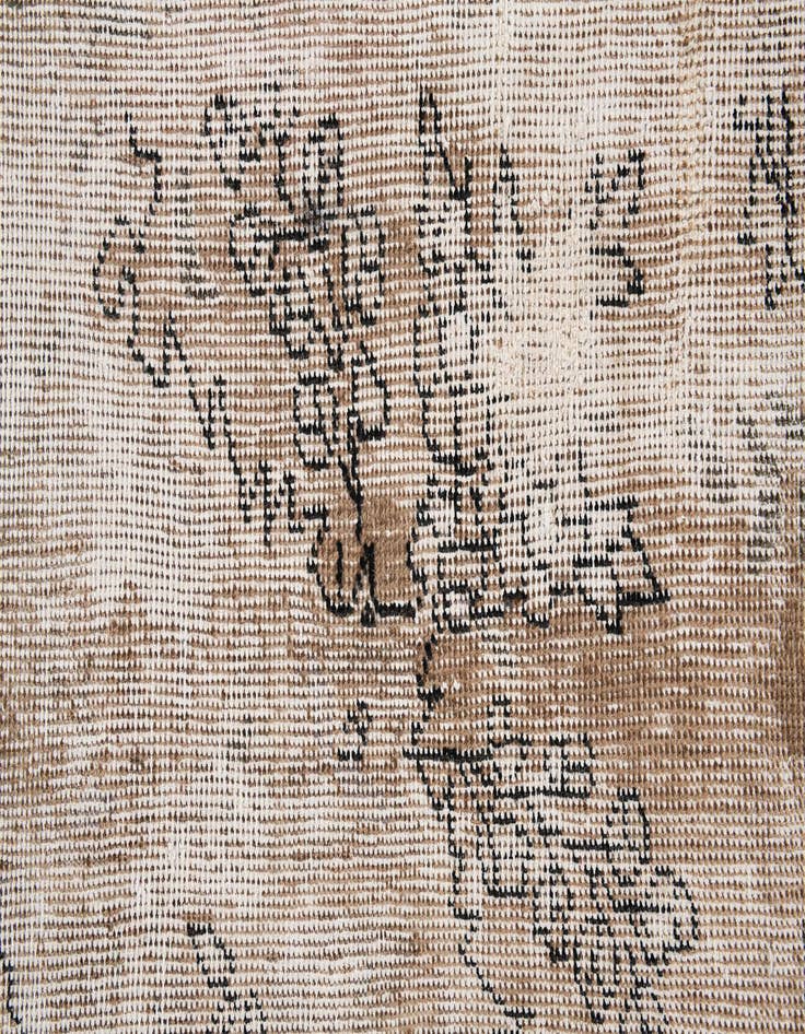 Detail image of 6' 3 x 10' 3  Hand Knotted Ultra Vintage Persian Wool Rug