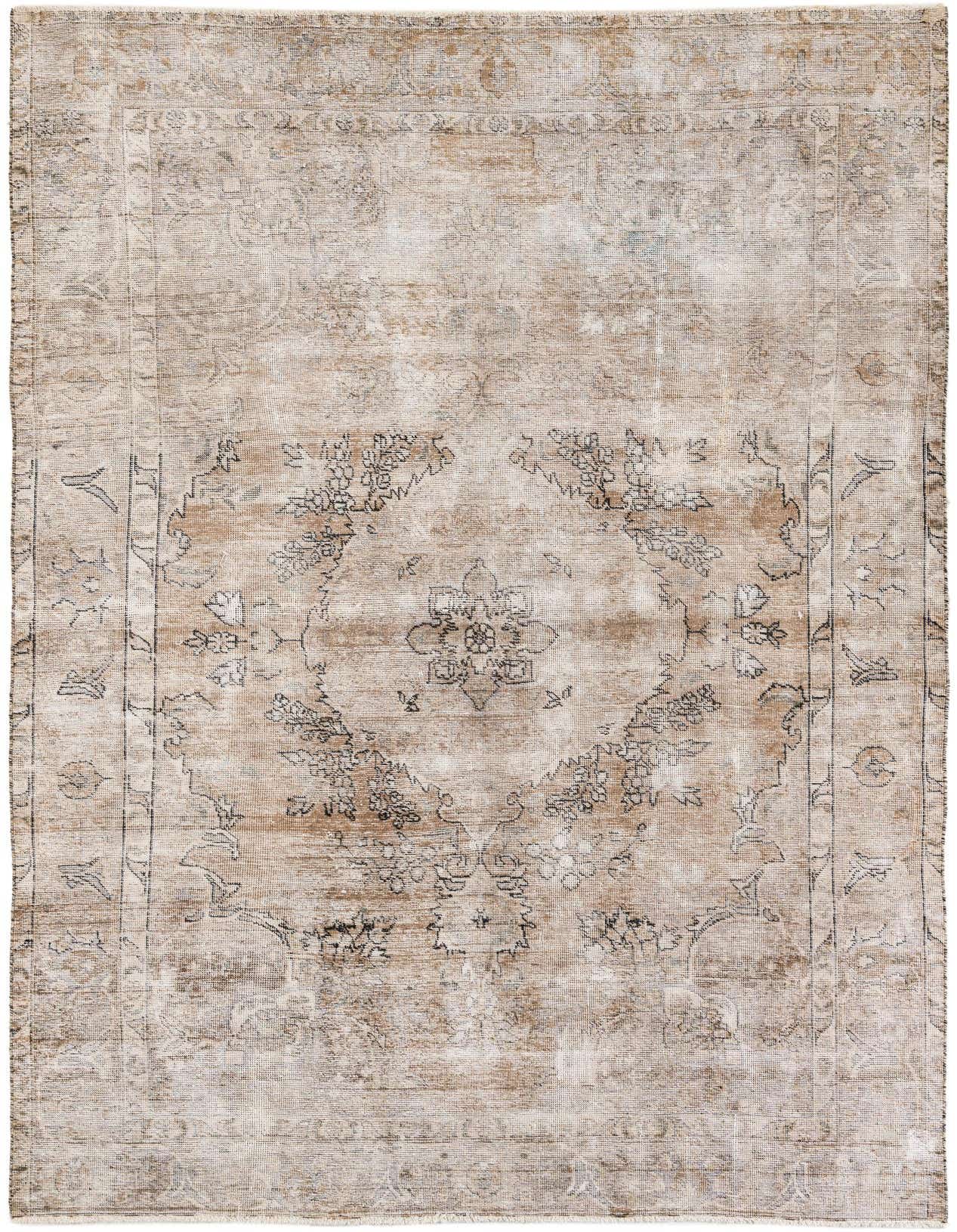 Primary image 6' 3 x 10' 3  Hand Knotted Ultra Vintage Persian Wool Rug