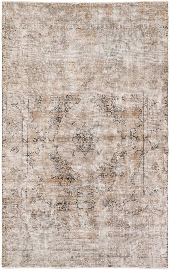 Detailansicht von 190cm x 310cm Handgeknüpft Ultra Vintage Persisch Wolle Teppich