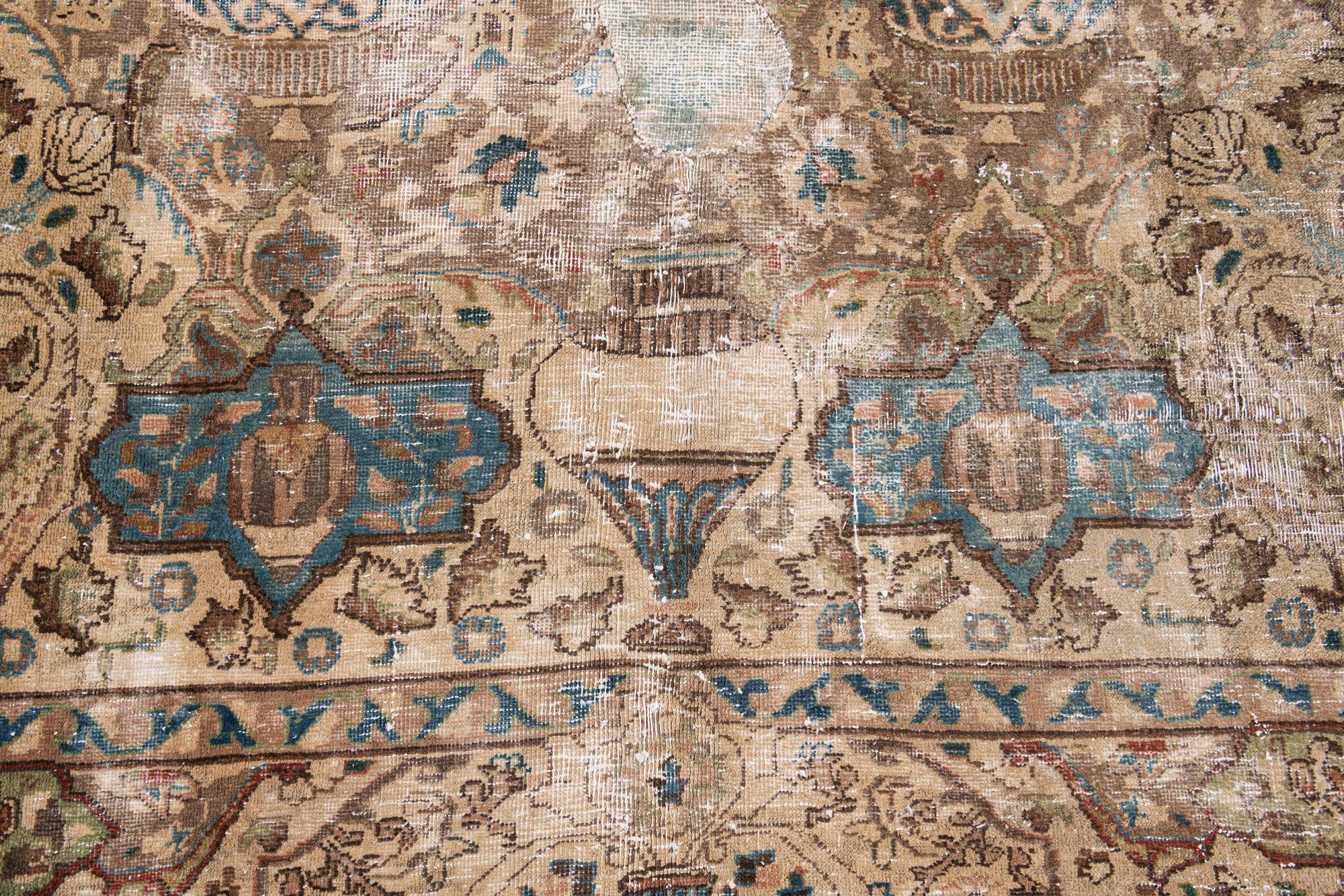 8' 1 x 11' 2 Hand Knotted Ultra Vintage Persian Wool Rug