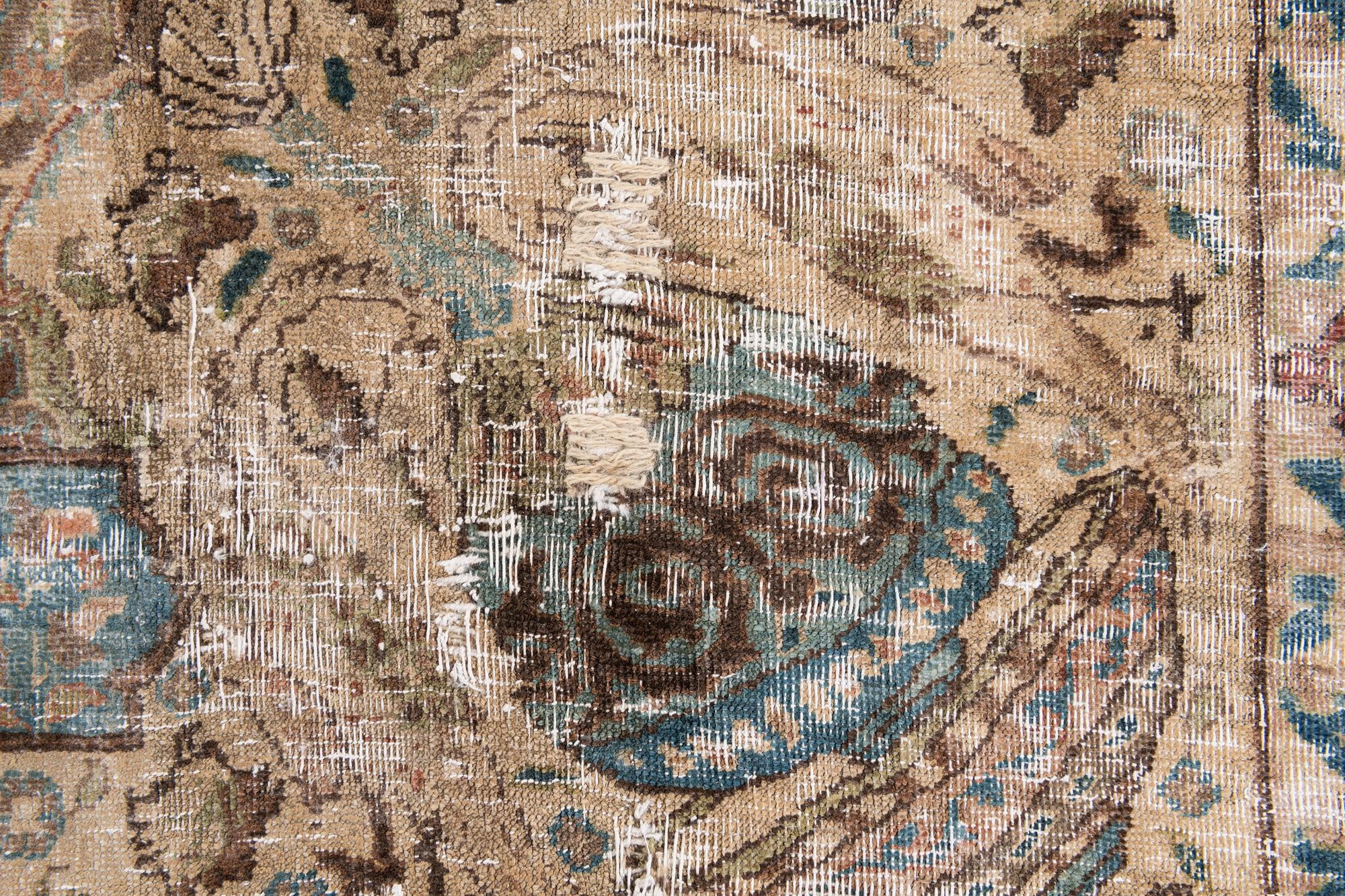 8' 1 x 11' 2 Hand Knotted Ultra Vintage Persian Wool Rug