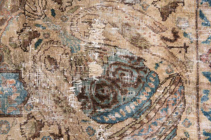 8' 1 x 11' 2 Hand Knotted Ultra Vintage Persian Wool Rug