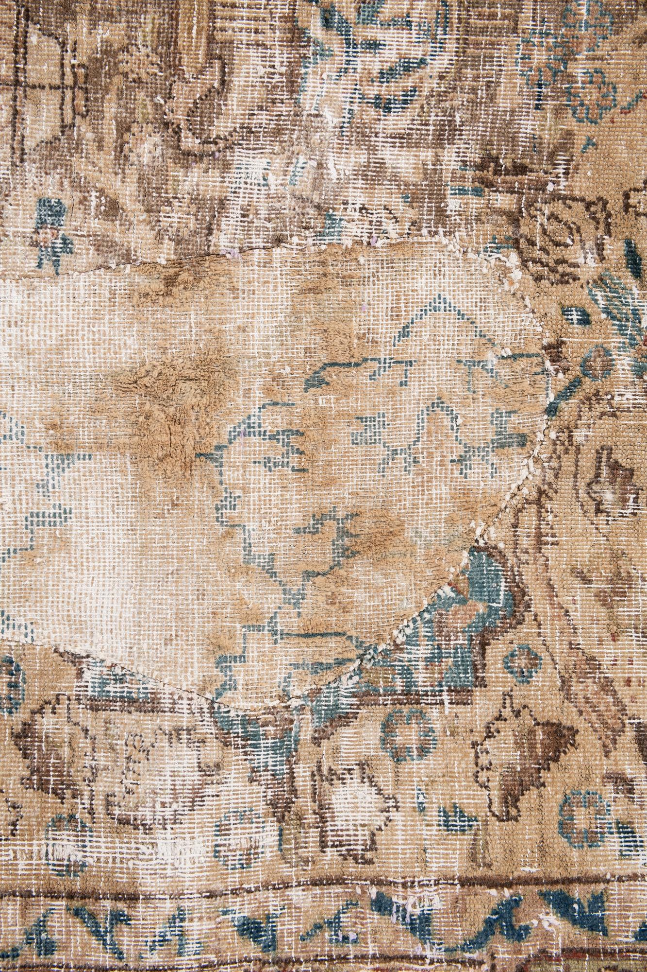 8' 1 x 11' 2 Hand Knotted Ultra Vintage Persian Wool Rug