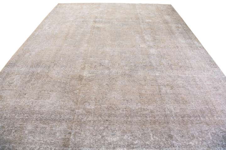 10' x 12' 9 Hand Knotted Ultra Vintage Persian Wool Rug