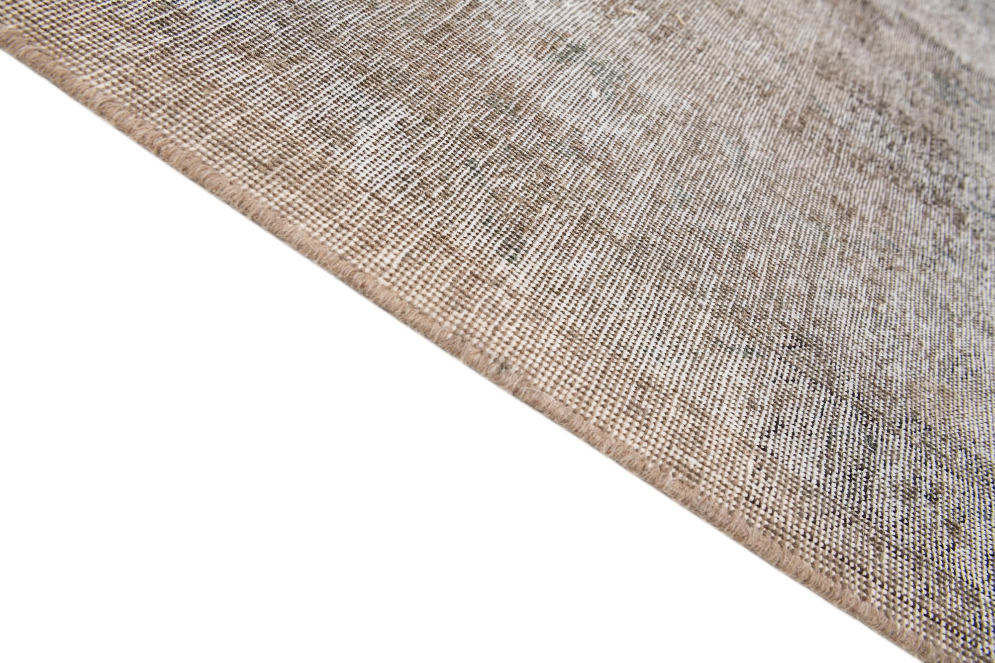 10' x 12' 9 Hand Knotted Ultra Vintage Persian Wool Rug