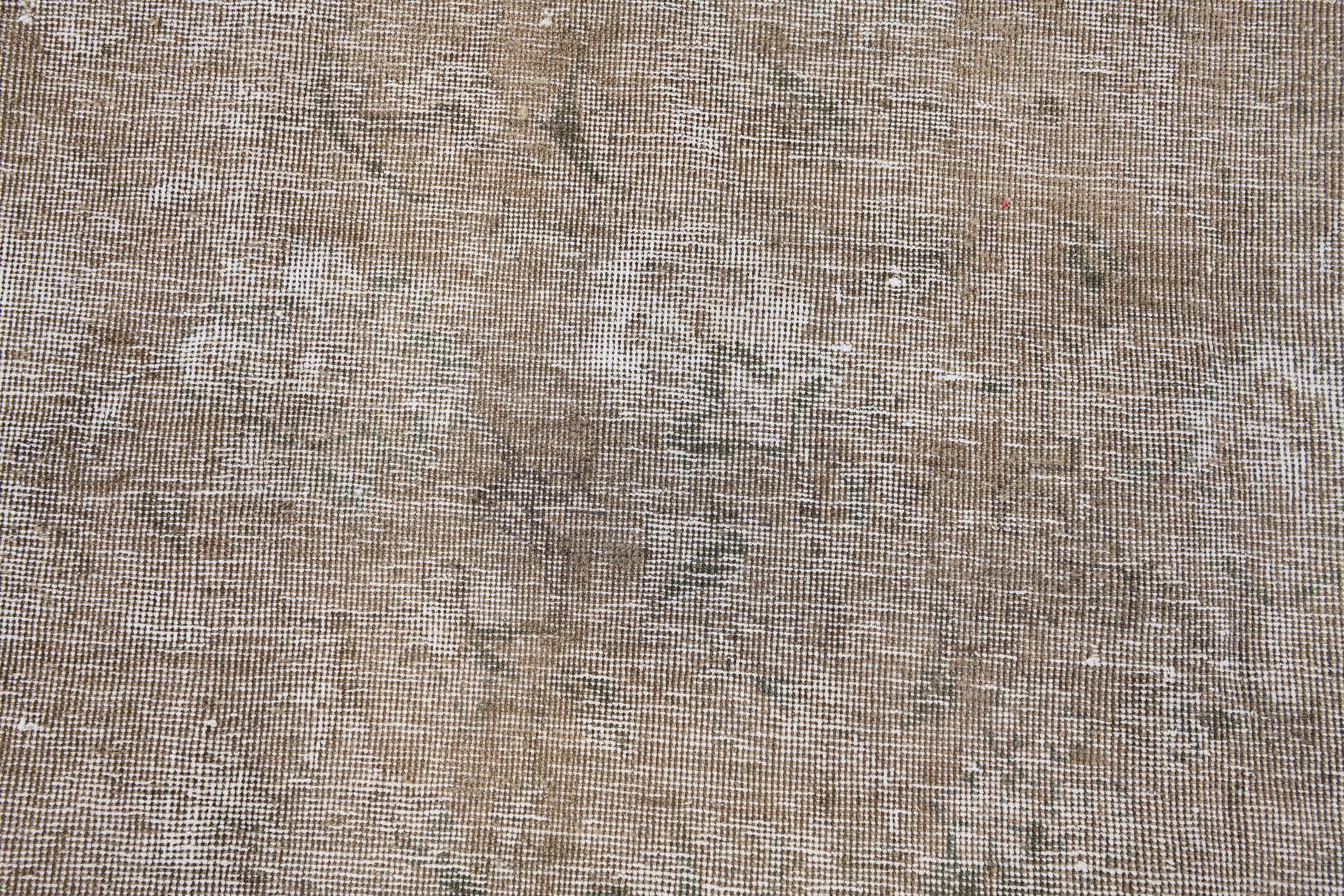 10' x 12' 9 Hand Knotted Ultra Vintage Persian Wool Rug
