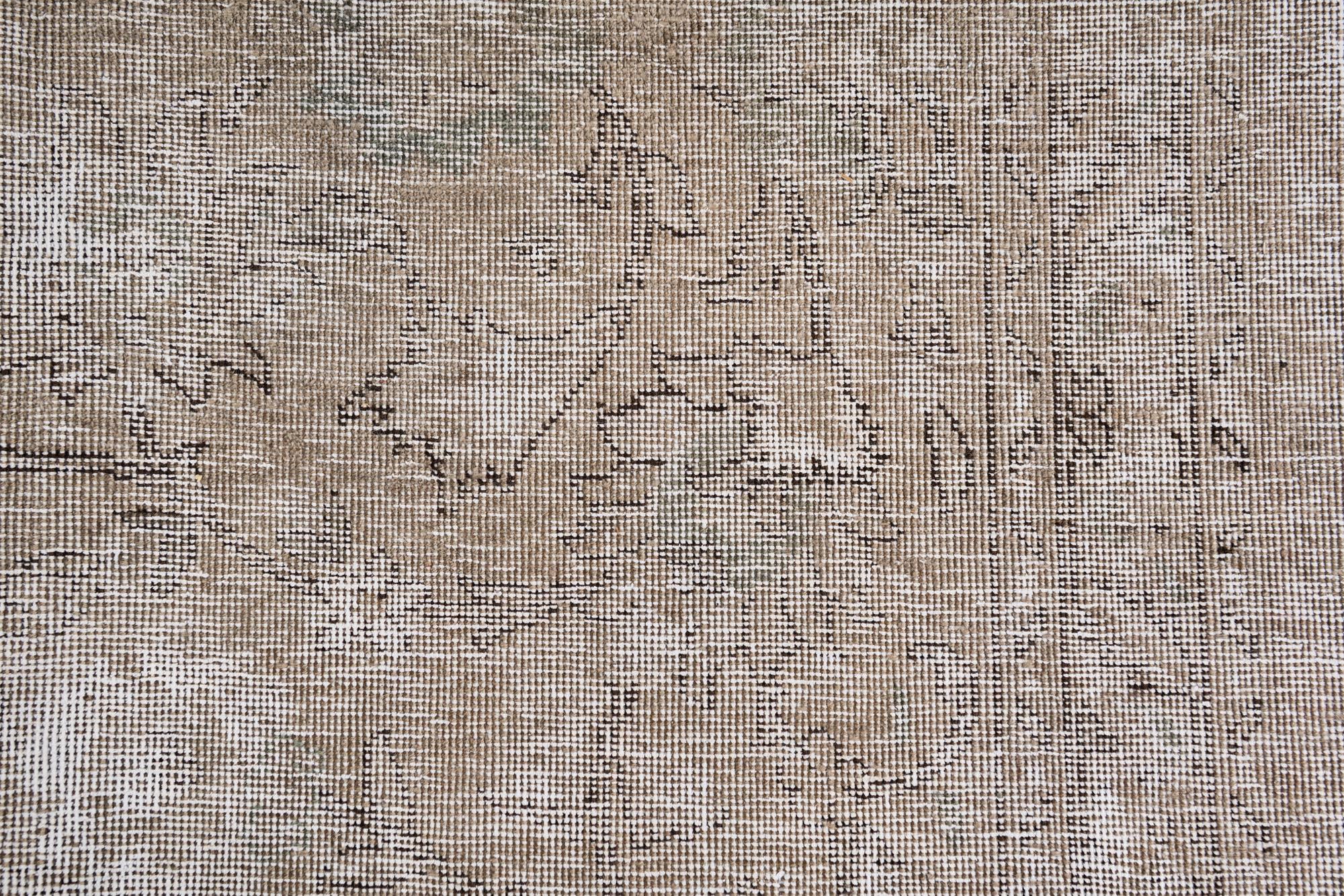 10' x 12' 9 Hand Knotted Ultra Vintage Persian Wool Rug