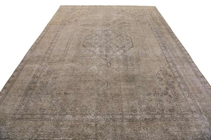 8' 1 x 11' 6 Hand Knotted Ultra Vintage Persian Wool Rug