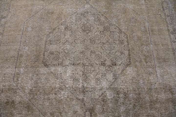 8' 1 x 11' 6 Hand Knotted Ultra Vintage Persian Wool Rug