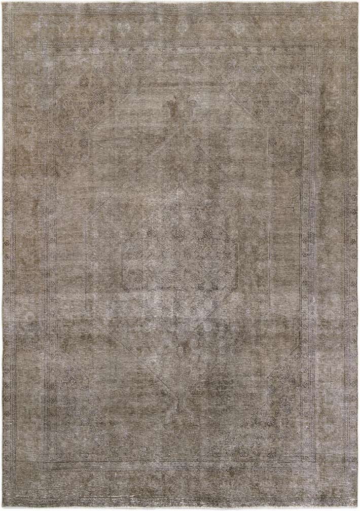 8' 1 x 11' 6 Hand Knotted Ultra Vintage Persian Wool Rug