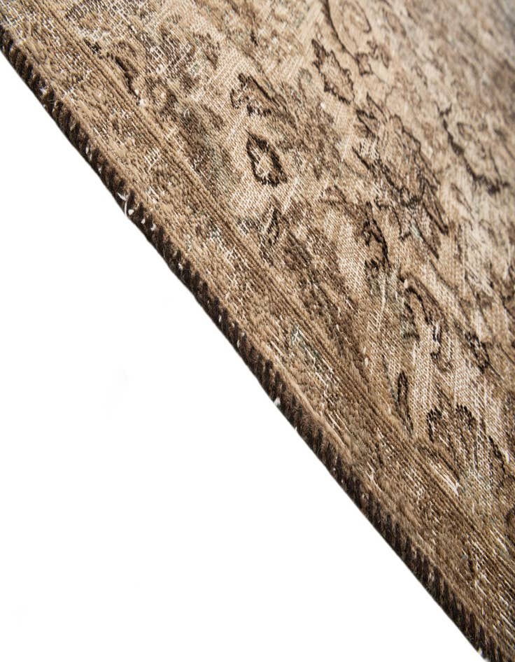 Detail image of 6' 8 x 9'  Hand Knotted Ultra Vintage Persian Wool Rug