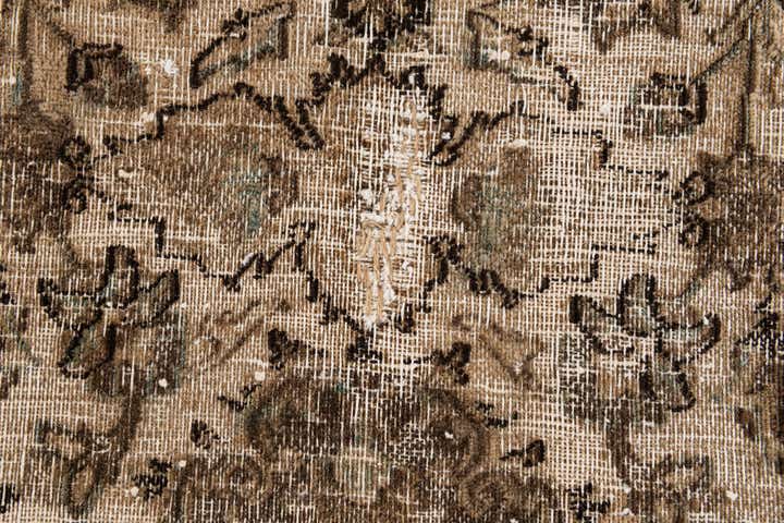 6' 8 x 9' Hand Knotted Ultra Vintage Persian Wool Rug
