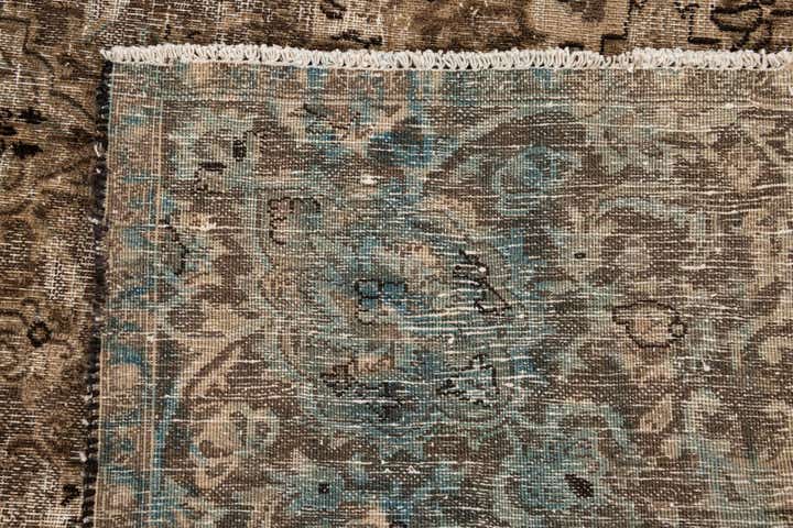 6' 8 x 9' Hand Knotted Ultra Vintage Persian Wool Rug
