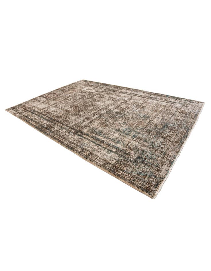 Detail image of 8' 10 x 12' 2  Hand Knotted Ultra Vintage Persian Wool Rug