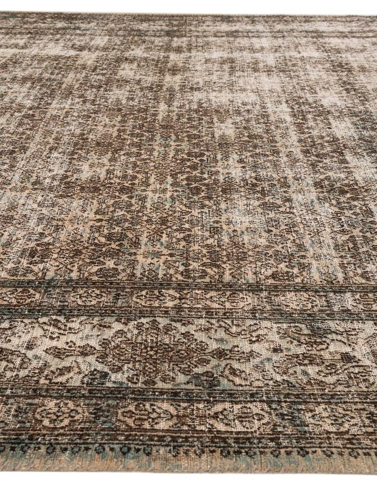 Detail image of 8' 10 x 12' 2  Hand Knotted Ultra Vintage Persian Wool Rug