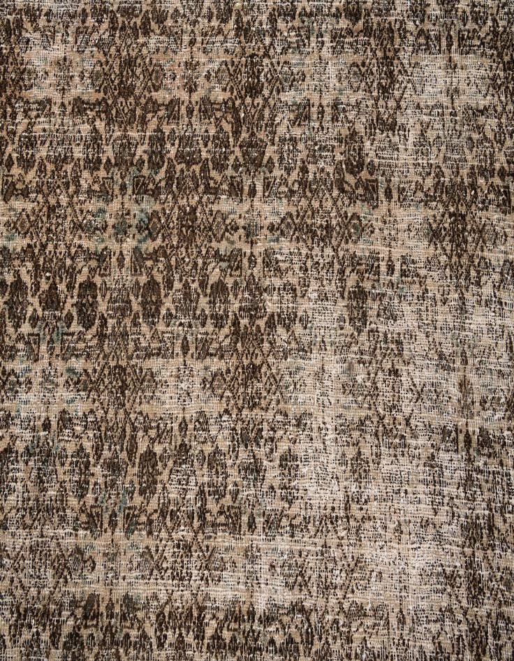 Detail image of 8' 10 x 12' 2  Hand Knotted Ultra Vintage Persian Wool Rug