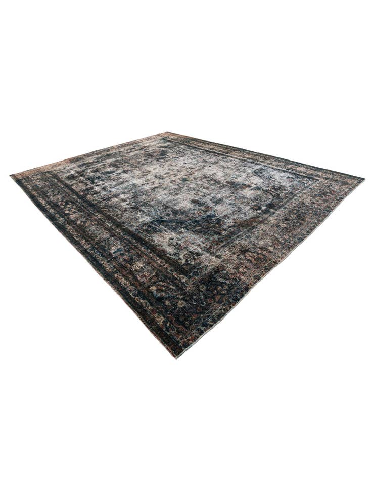 Detail image of 11' x 13' 10  Hand Knotted Ultra Vintage Persian Wool Rug