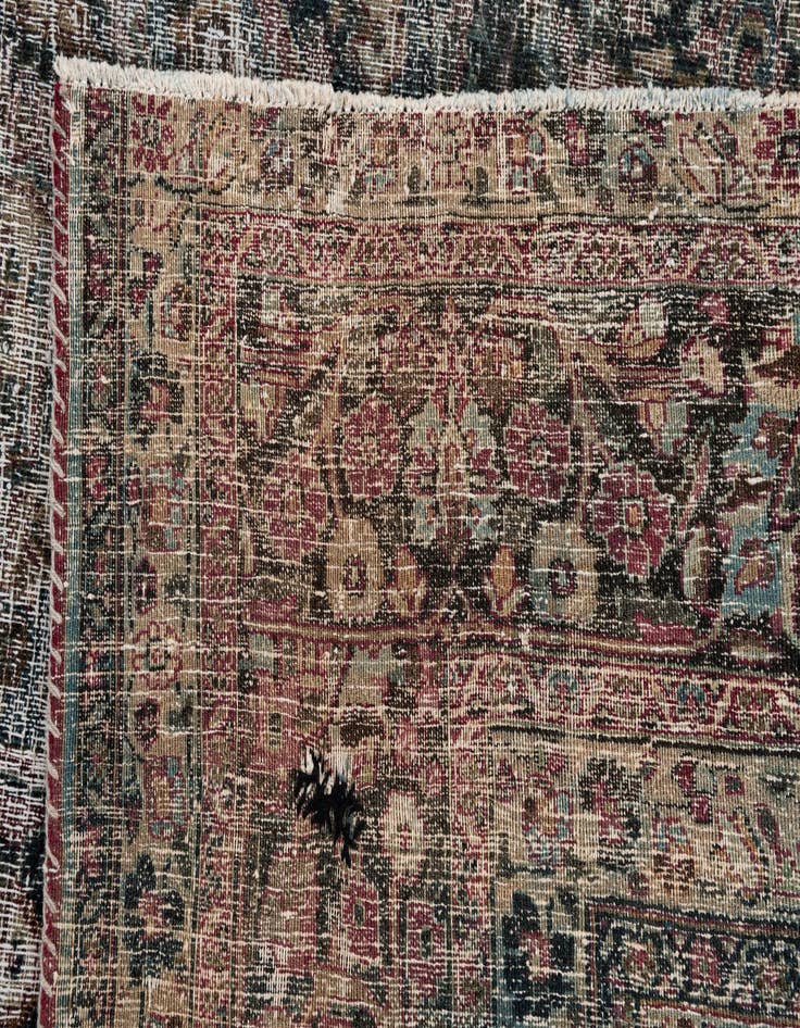 Detail image of 11' x 13' 10  Hand Knotted Ultra Vintage Persian Wool Rug