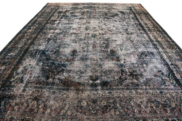 Detail image of 11' x 13' 10 Hand Knotted Ultra Vintage Persian Wool Rug
