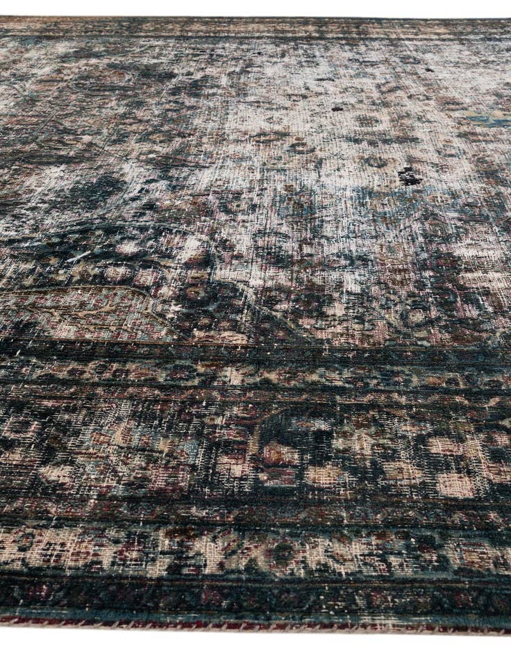 Detail image of 11' x 13' 10  Hand Knotted Ultra Vintage Persian Wool Rug