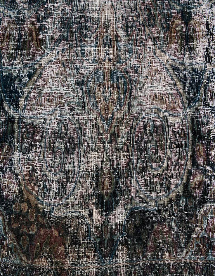 Detail image of 11' x 13' 10  Hand Knotted Ultra Vintage Persian Wool Rug