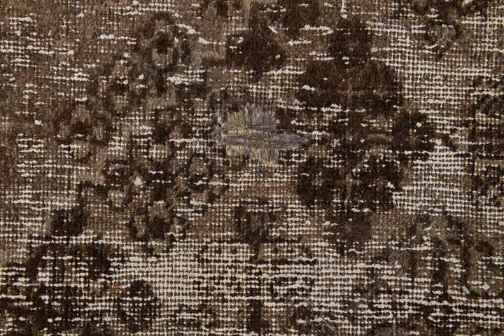 6' 10 x 9' 5 Hand Knotted Ultra Vintage Persian Wool Rug