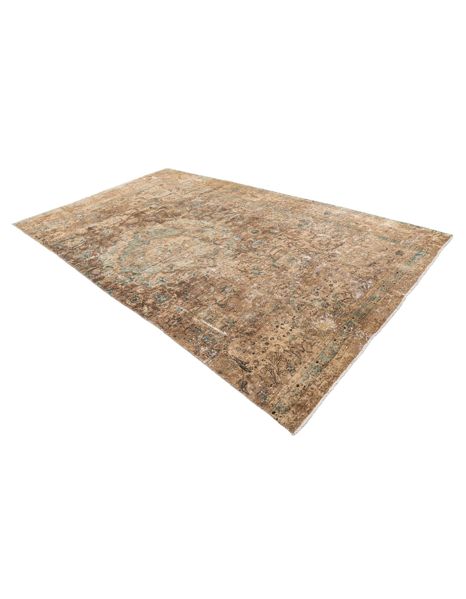 6' 8 x 12' 2 Hand Knotted Ultra Vintage Persian Wool Rug