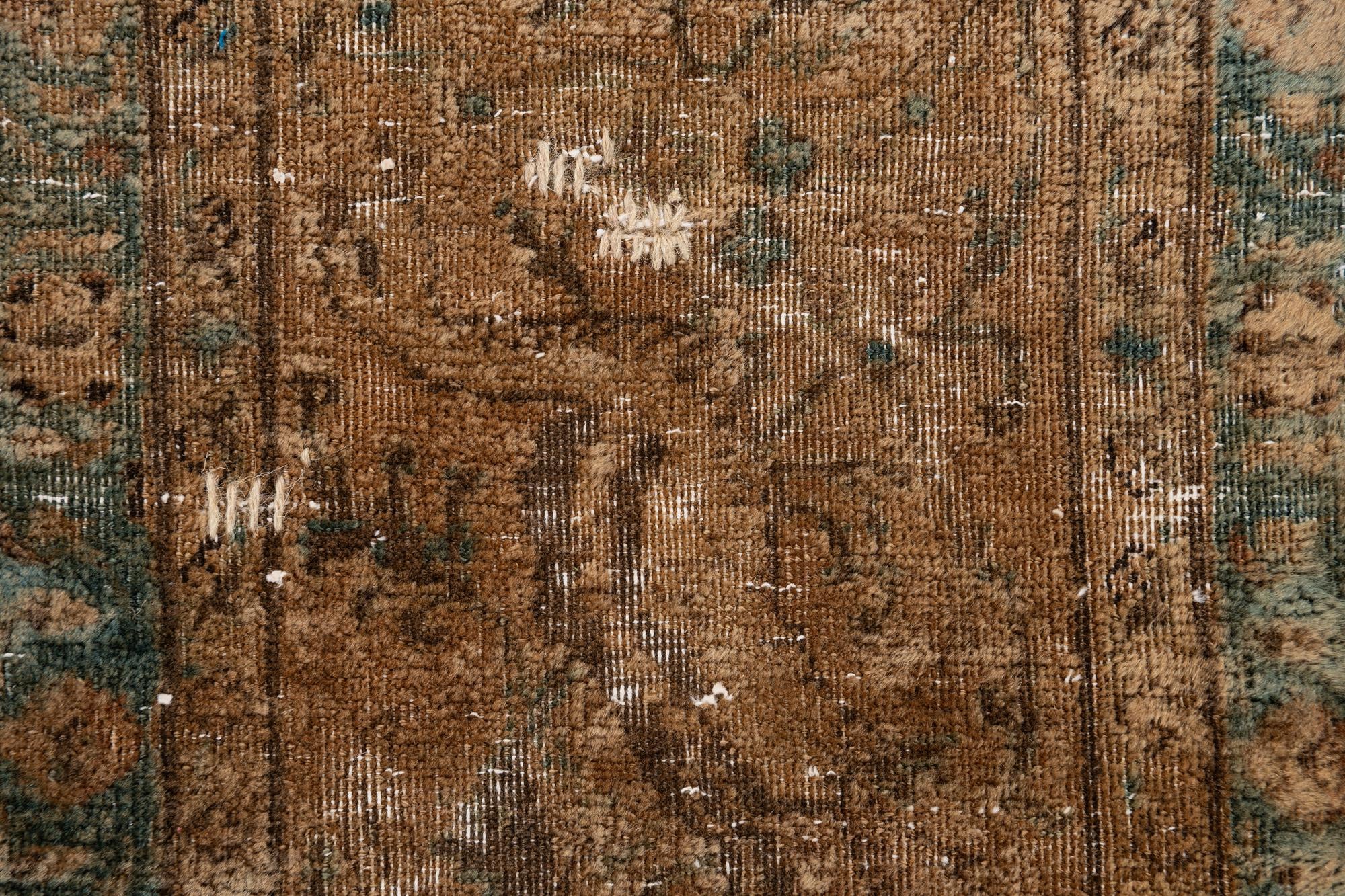 6' 8 x 12' 2 Hand Knotted Ultra Vintage Persian Wool Rug