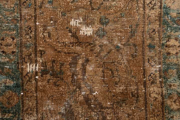 6' 8 x 12' 2 Hand Knotted Ultra Vintage Persian Wool Rug