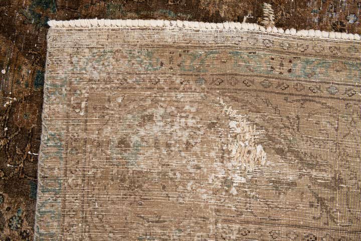 6' 8 x 12' 2 Hand Knotted Ultra Vintage Persian Wool Rug