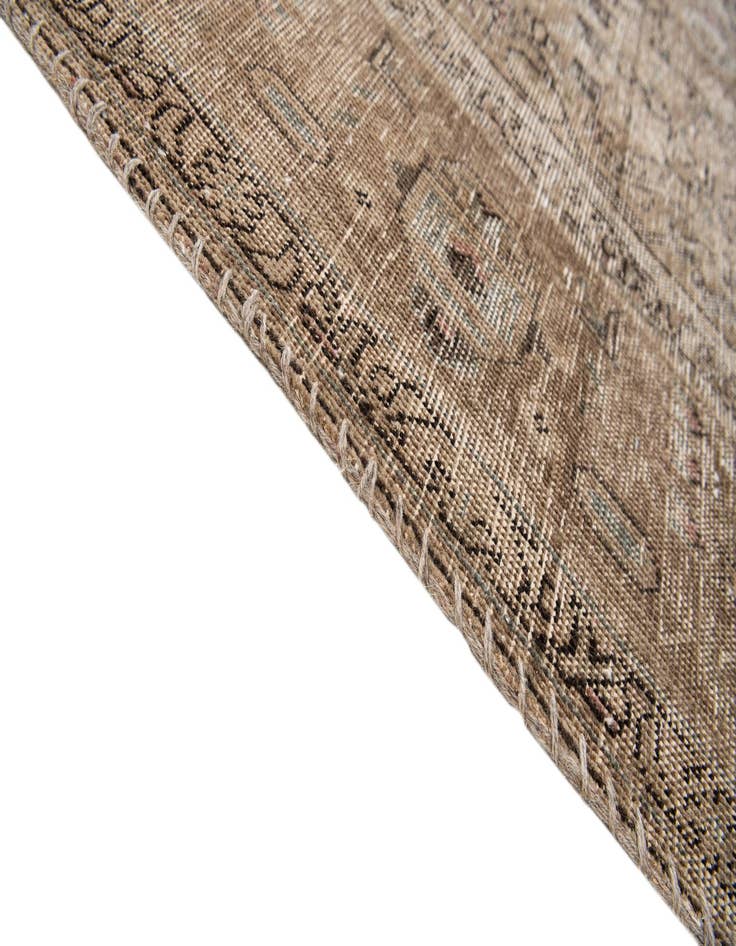 Detail image of 6' 6 x 9' 8 Hand Knotted Ultra Vintage Persian Wool Rug