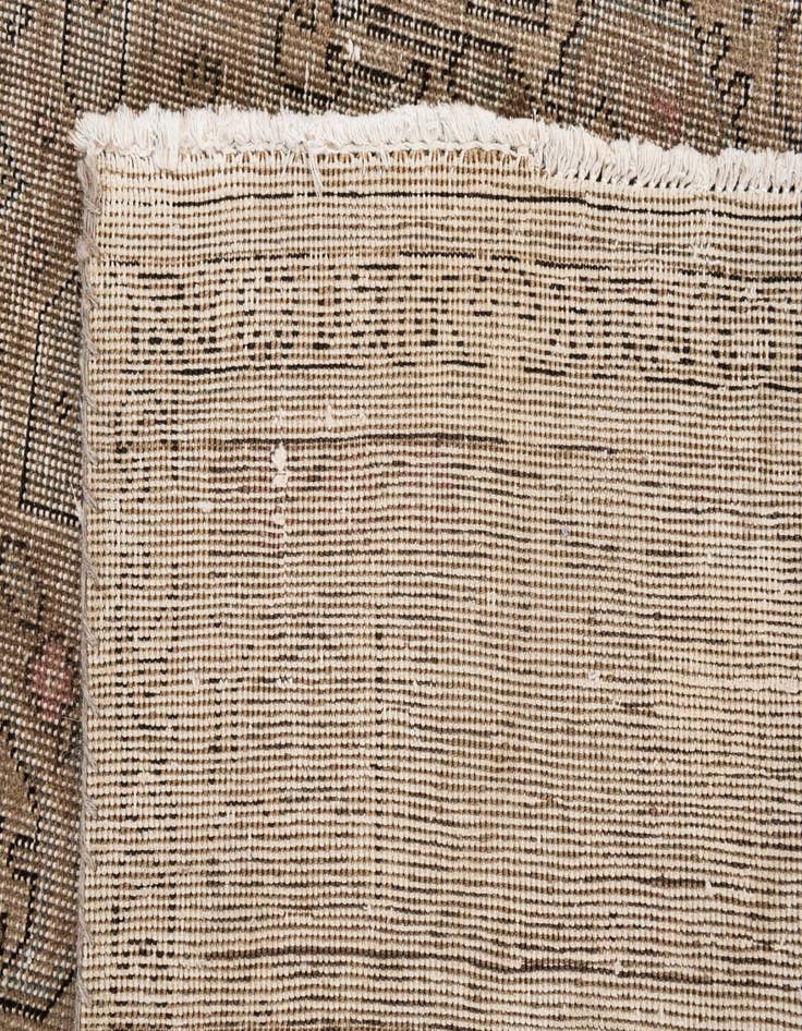 Detail image of 6' 6 x 9' 8 Hand Knotted Ultra Vintage Persian Wool Rug