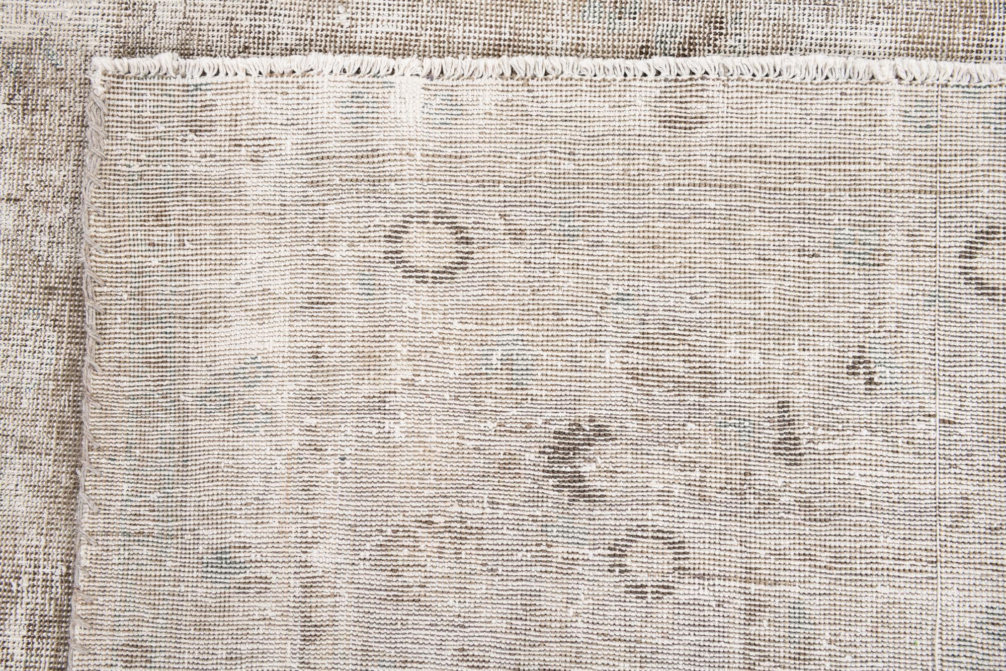 9' 8 x 11' 10 Hand Knotted Ultra Vintage Persian Wool Rug