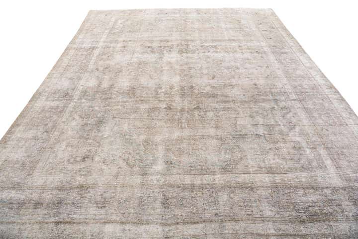 9' 8 x 11' 10 Hand Knotted Ultra Vintage Persian Wool Rug