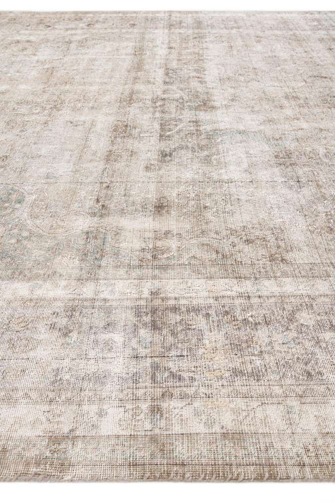 9' 8 x 11' 10 Hand Knotted Ultra Vintage Persian Wool Rug