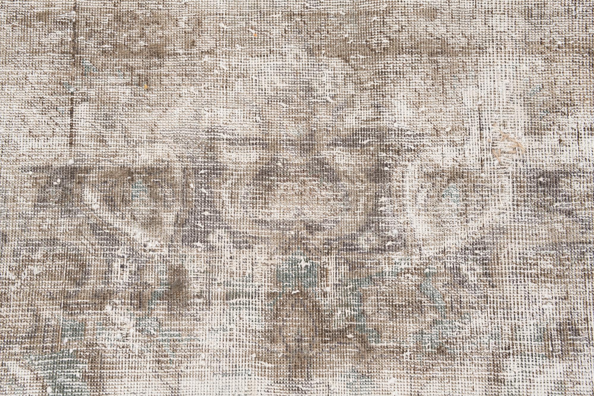 9' 8 x 11' 10 Hand Knotted Ultra Vintage Persian Wool Rug
