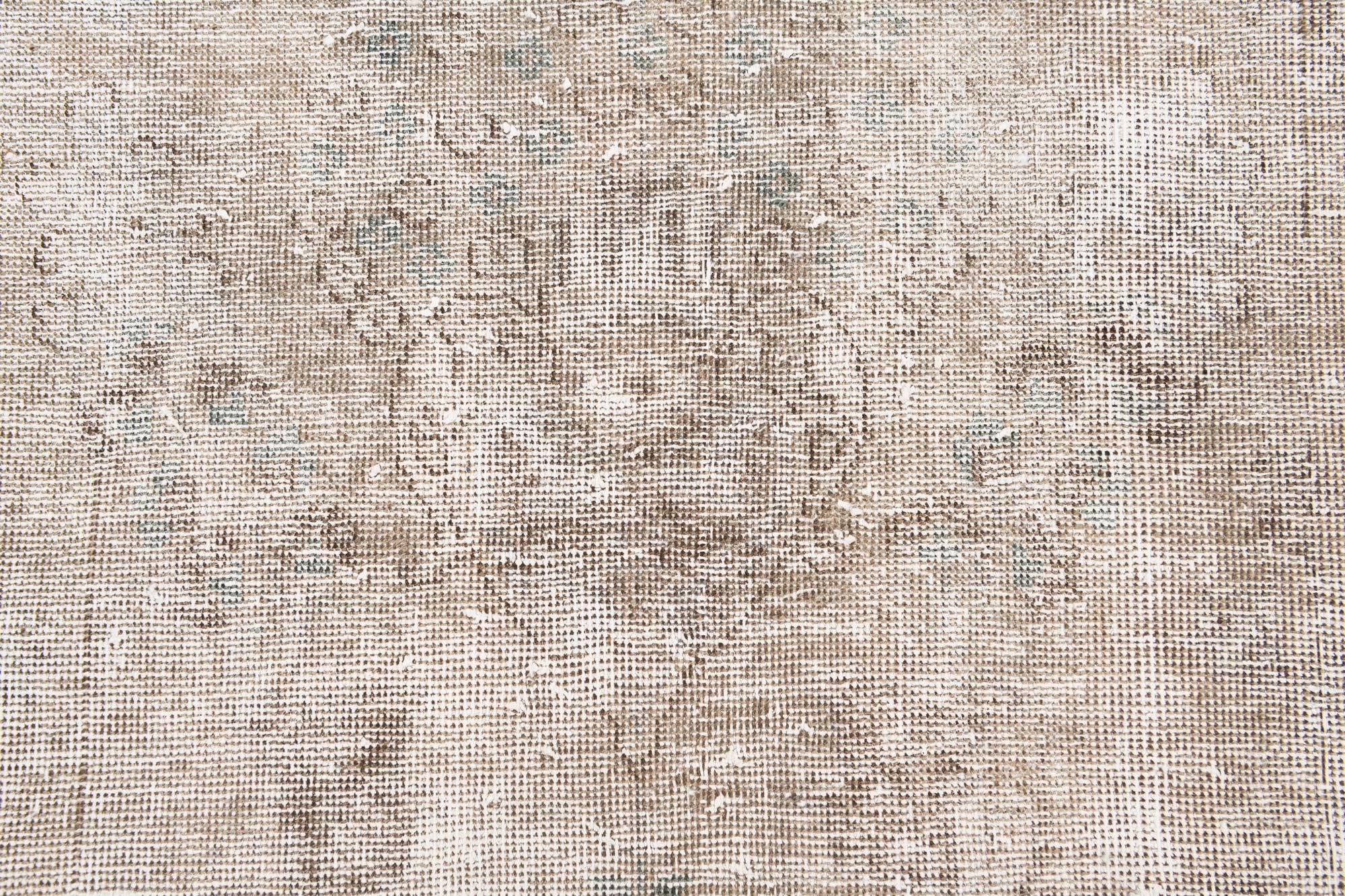 9' 8 x 11' 10 Hand Knotted Ultra Vintage Persian Wool Rug