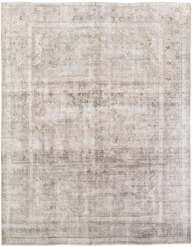 Detail image of 9' 8 x 11' 10 Hand Knotted Ultra Vintage Persian Wool Rug