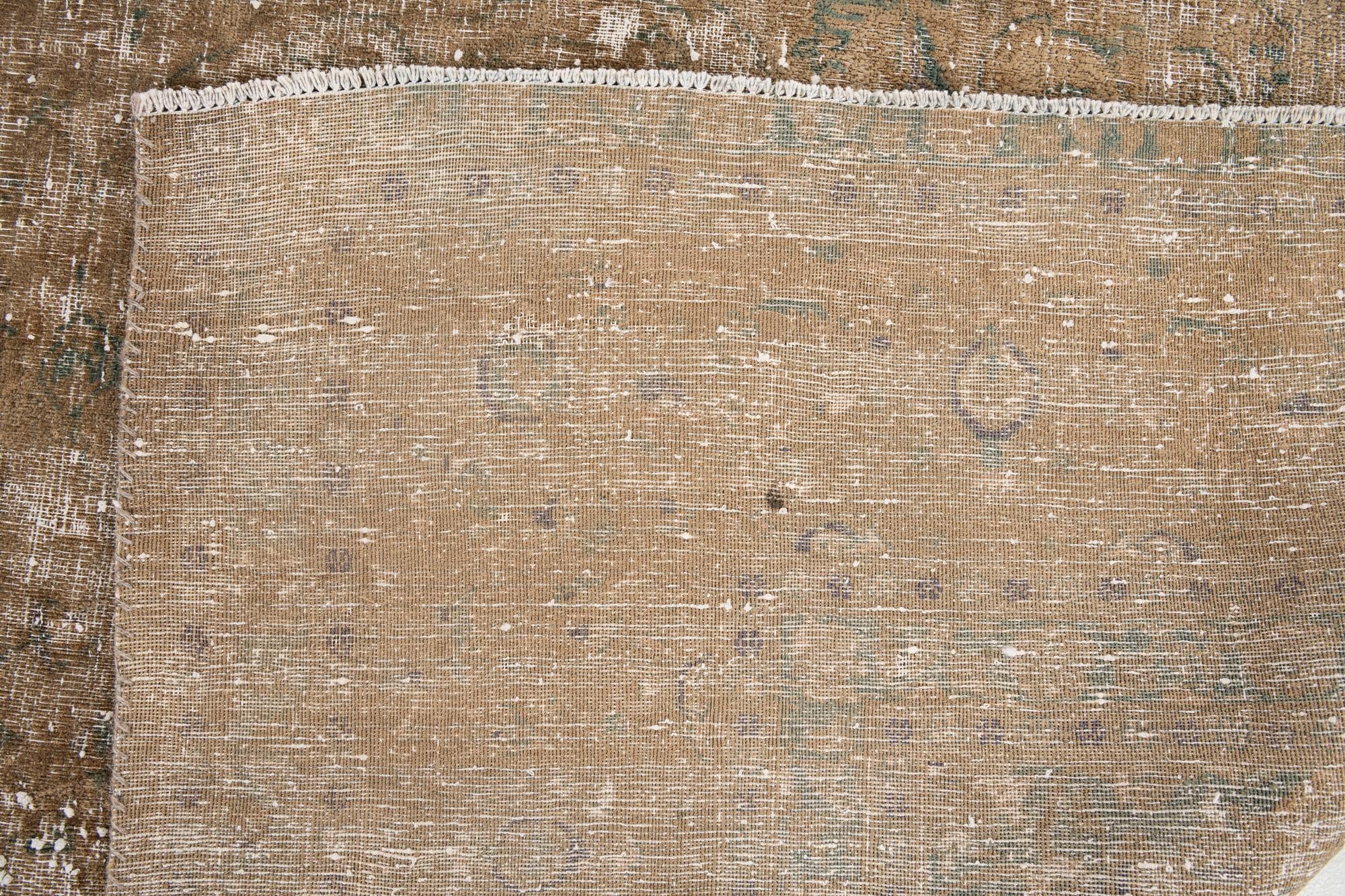 9' 7 x 11' 9 Hand Knotted Ultra Vintage Persian Wool Rug
